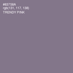 #83758A - Trendy Pink Color Image